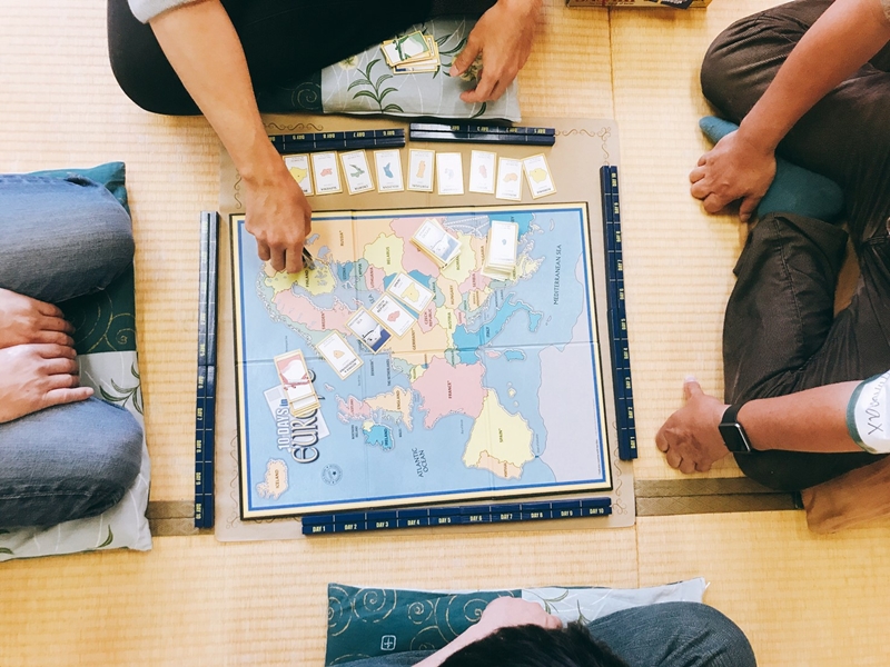 まいたーん！かふぇ風味「和室でゴロゴロしながらボードゲームで遊ぼう企画」